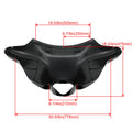Black Front Outer Batwing Fairing for Harley Street Electra Glide FLHT (1996–2013)