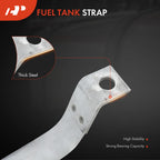 2X Steel Fuel Tank Straps for Ford Custom 300 (1959)