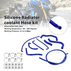 Silicone Radiator Coolant Hose Kit for Suzuki GSX-S750/Z (2017–2025) Blue