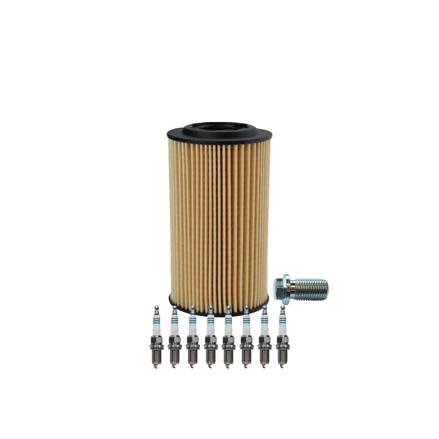 Wix Engine Oil Filter & Denso 8 Iridium Power Spark Plugs for W220 S500 (2000–2006)