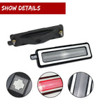 Clear Lens Side Marker Lights with Red LED Bulbs for Pontiac Firebird (1982–1992)