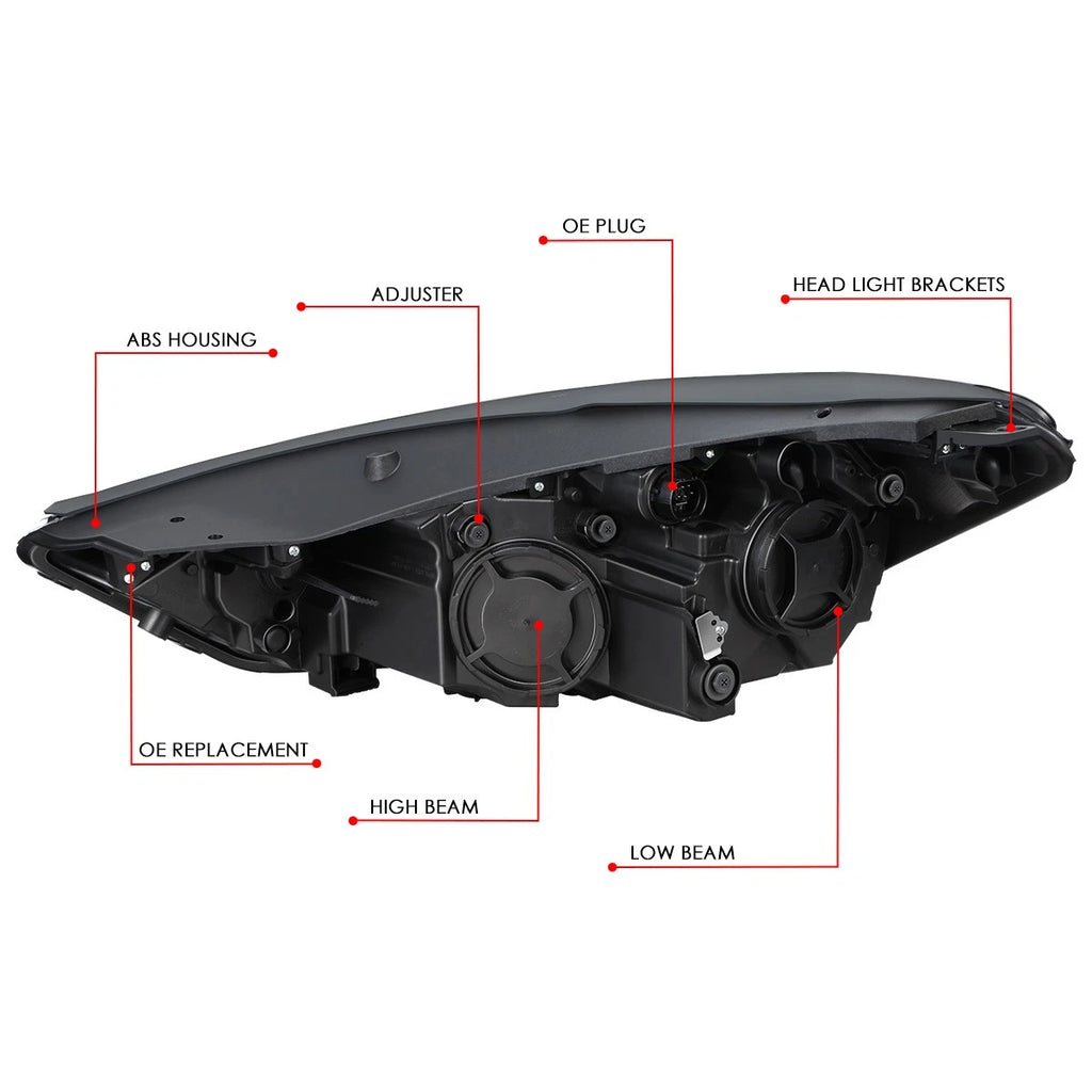 Right Side LED DRL Projector Headlight Lamp Assembly for Tucson (2019–2021)