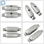 2.5" Inlet/Outlet Catalytic Converter for Universal Fit (w/Heat Shield)