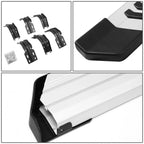 Set of 2 Aluminum Running Boards for F150-F450 Super Duty Supercrew Cab (1999–2016)