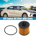Set of 1 Engine Oil Filter 03C115562 03C115577A for Audi A3 (2003–2013)