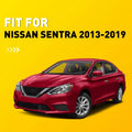 Synthetic Leather Armrest Door Panel Cover for Nissan Sentra (2013–2019)