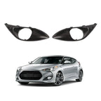 Front Bumper Fog Lamp Covers for 13-17 Hyundai Veloster Turbo (2013-2017)