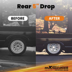 Rear C-Notch & Axle Flip Lowering Drop Kit for Chevy C10 GMC C15 (1973–1987)