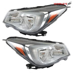 Headlights for Subaru Forester (2017–2018) Halogen Black Housing