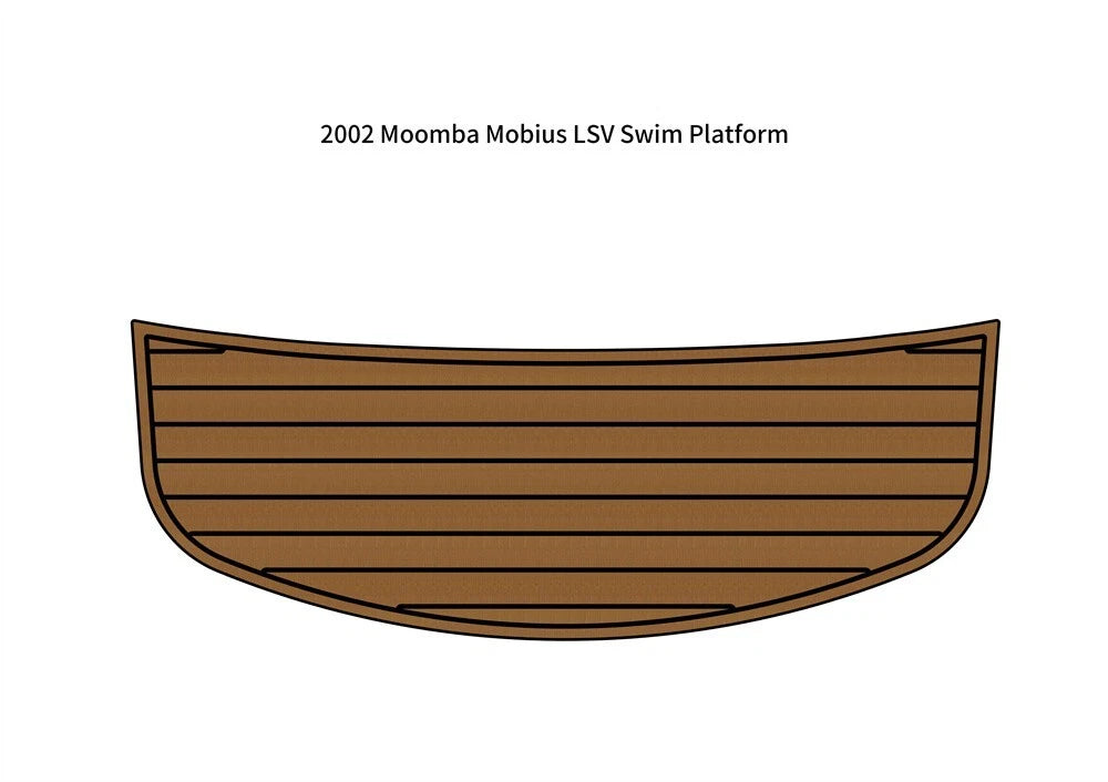 EVA Foam Teak Deck Flooring Mat for Moomba Mobius LSV (2002)