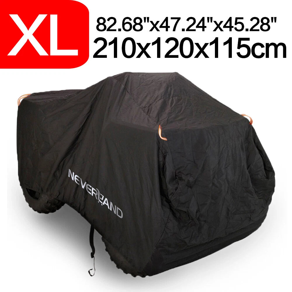 ATV Cover for Universal 4 Wheeler (M Size) Waterproof Dust Rain Protection