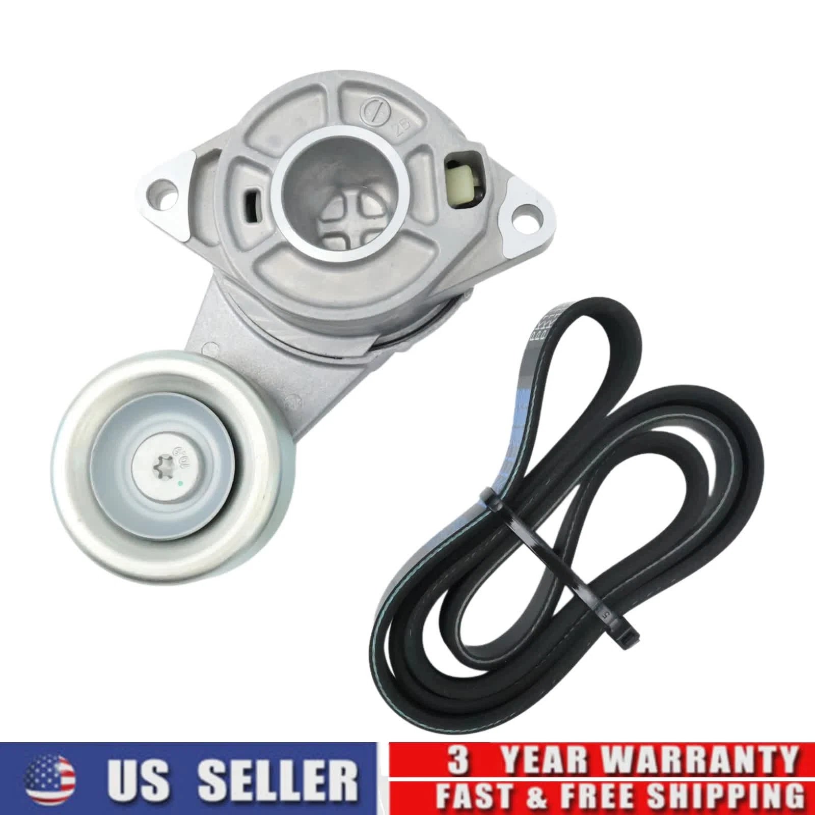 Tensioner & Serpentine Drive Belt Kit for Honda Fit (2009–2013) 39182 K050448