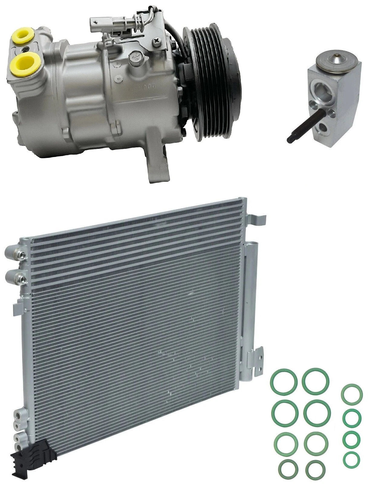 A/C Compressor Kit With Condenser for Cadillac CTS 3.6L (2019–2019)