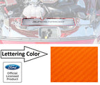 Radiator Cover Plate Carbon Fiber Supercharged for Ford Mustang GT (2015–2017)
