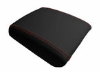 Leather Console Lid Armrest Cover for Land Rover Evoque (2012–2017) Red Stitch