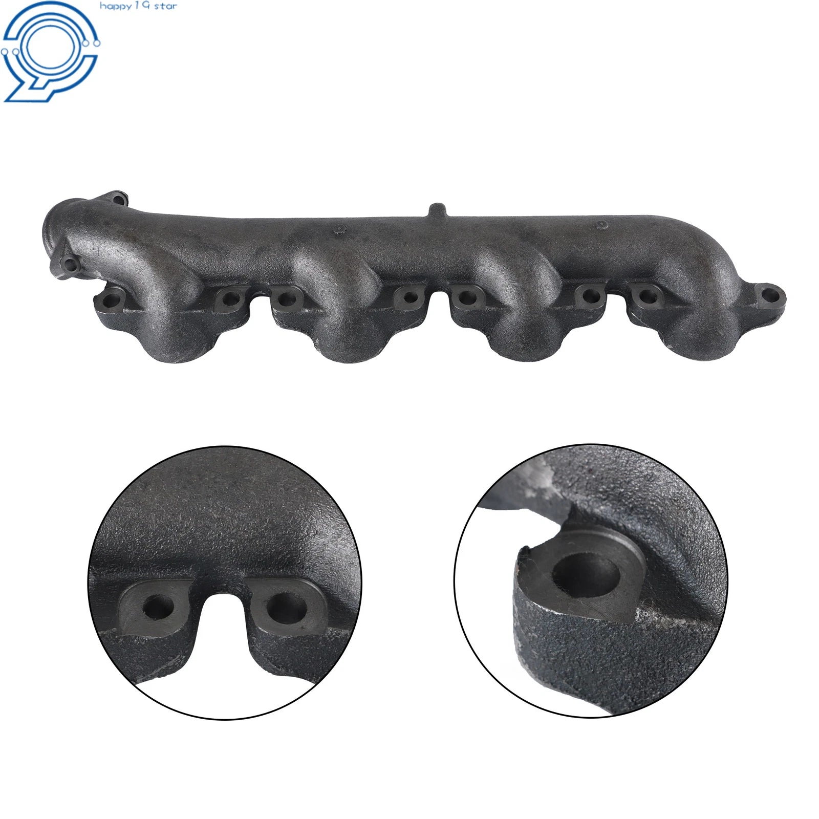 Left Exhaust Manifold with Gasket Kit for Ford E-350 Super Duty (1999-2007)