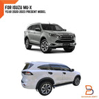 Matte Black Door Handle Bowl Insert Cover Trim for Isuzu MU-X SUV (2021-2023)