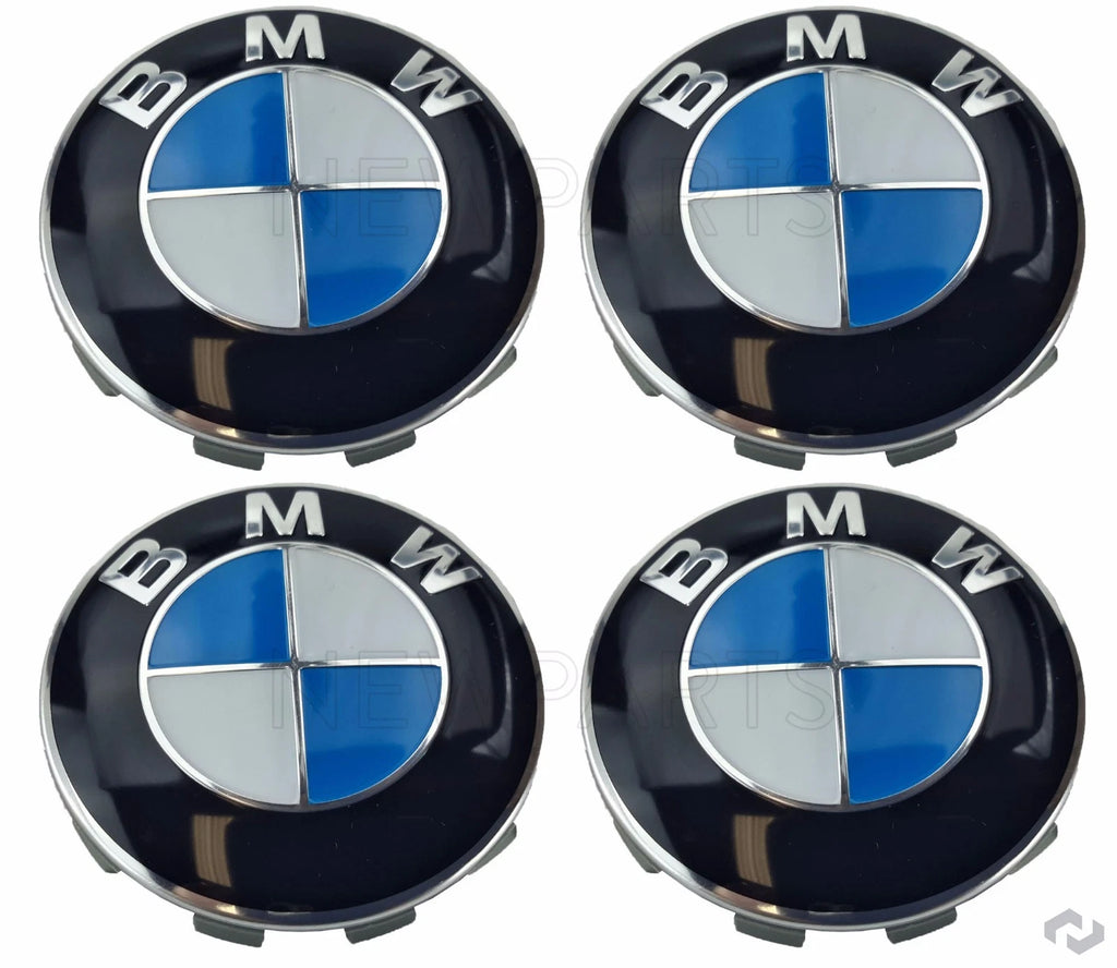 Set of 4 Wheel Center Caps for BMW E63 E70 E88 E90 E92 E93