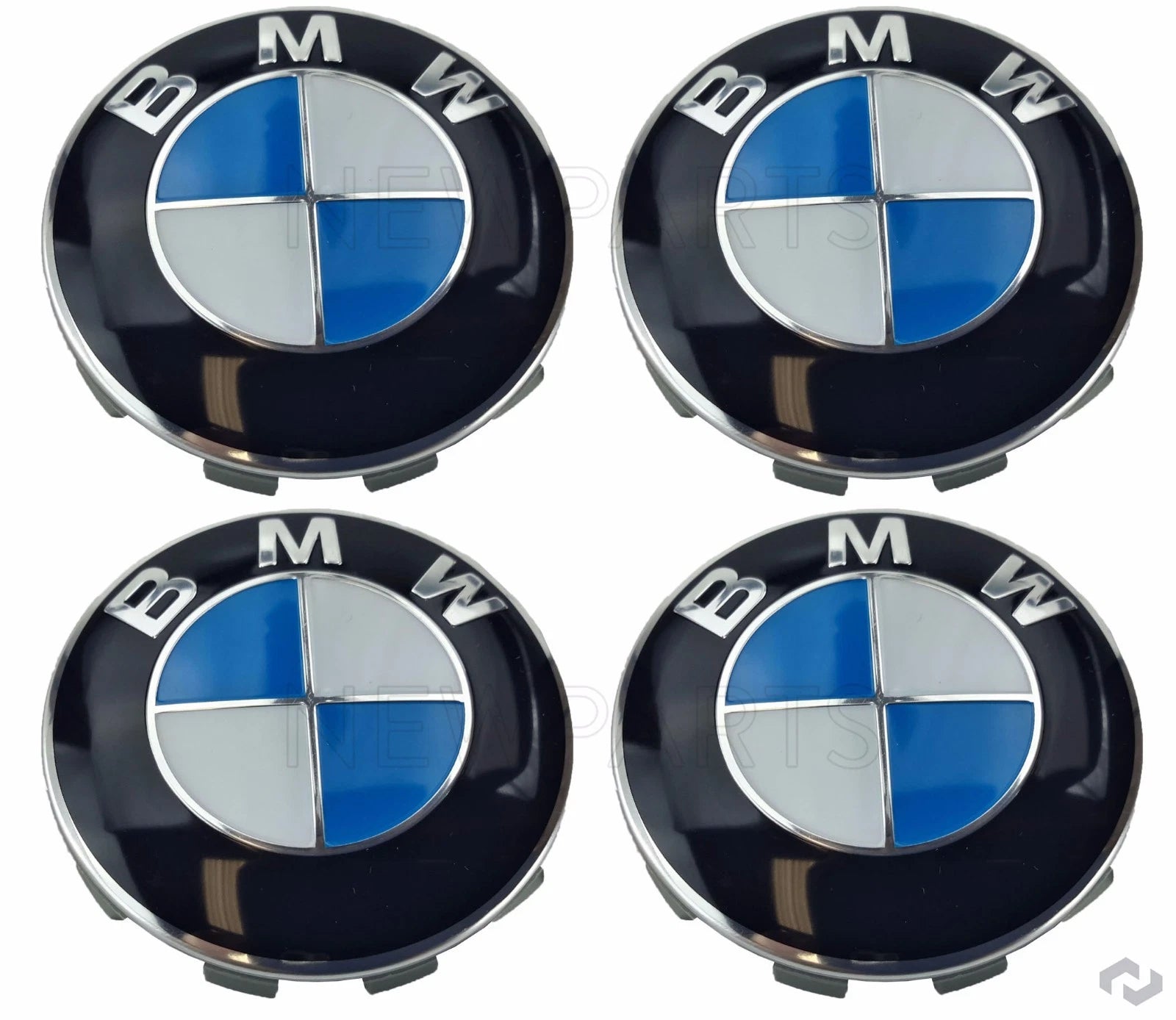 Set of 4 Wheel Center Caps for BMW E63 E70 E88 E90 E92 E93