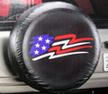 Spare Tire Cover for SUV Truck Trailer RV - American Glory USA Flag