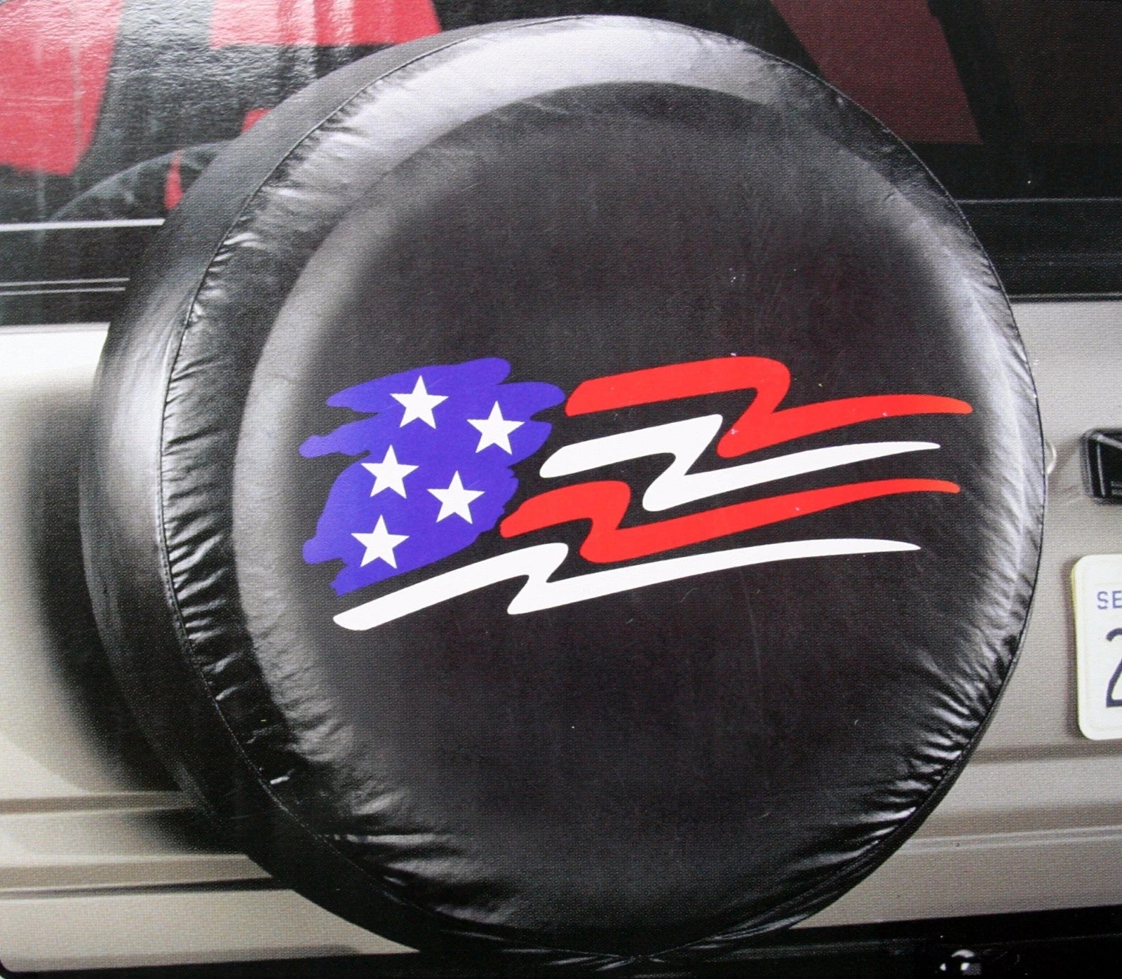 Spare Tire Cover for SUV Truck Trailer RV - American Glory USA Flag