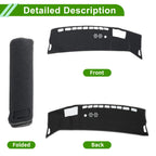 Dashboard Cover for Kia Niro (EV/PHEV/HEV) (2023–2025) HUD Polyester Gray