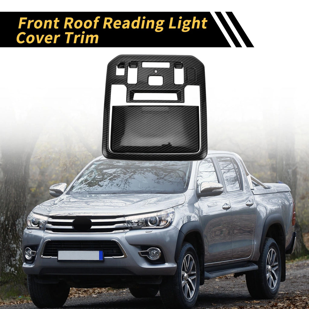 Carbon Fiber Front Roof Reading Light Cover for Toyota Tundra (2022–2024)