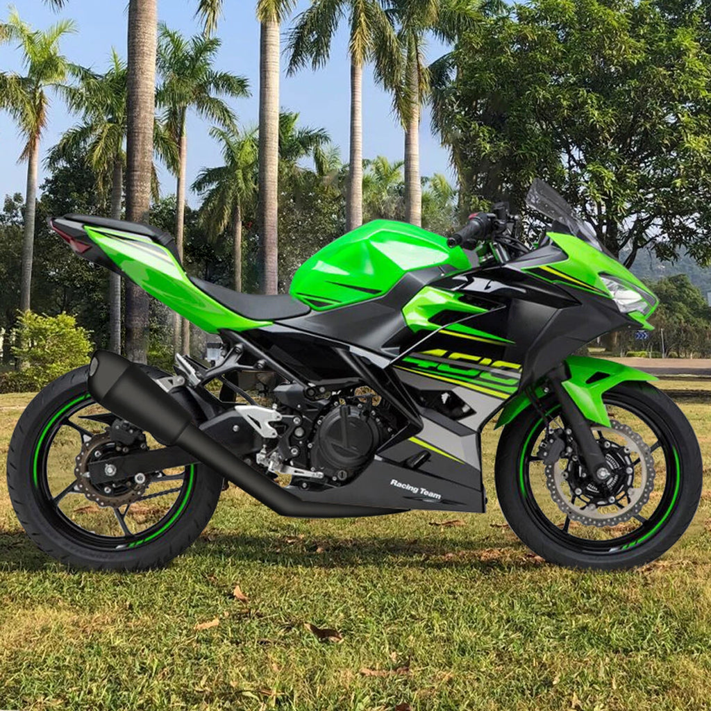 Fairing Kit for Kawasaki Ninja 400 (2018–2023) Green ABS Bodywork