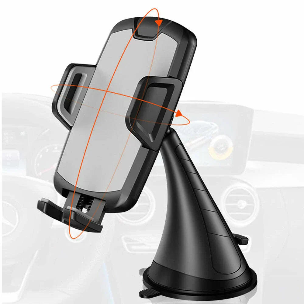 Dashboard Windscreen Mount Mobile Phone Holder for Car (Universal)