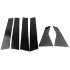 6 Pcs Door Trim Cover Kit Black Pillar Posts for Honda Civic (2016-2020)