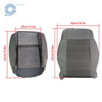 Set of 2 Cloth Seat Covers for Jeep Wrangler (2007-2012)