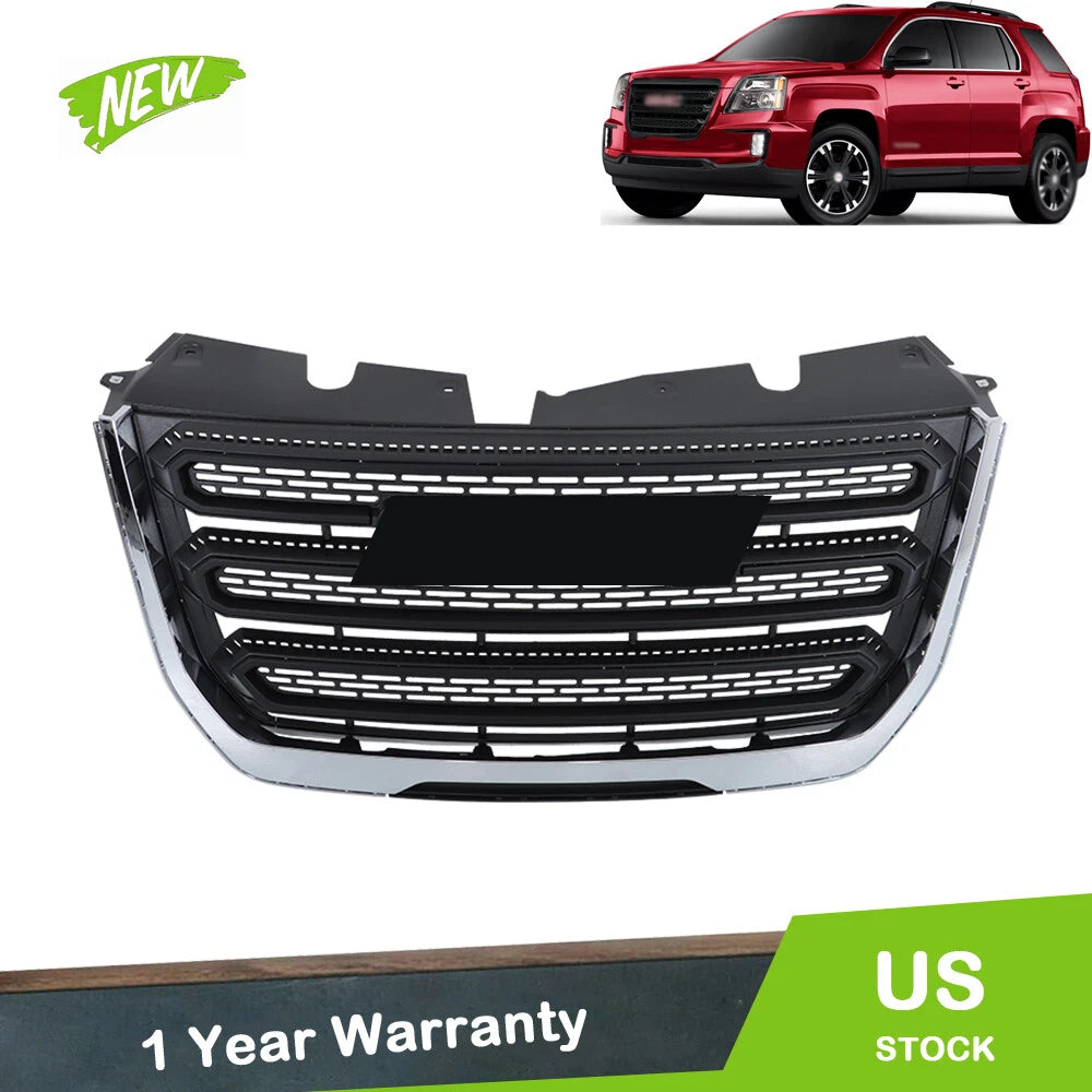 Plastic Front Center Mesh Grille for GMC Terrain SLE (2016–2017) 23379208