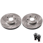 Set of 2 Front Brake Rotors for Toyota Sienna, Solara (1998–2003)