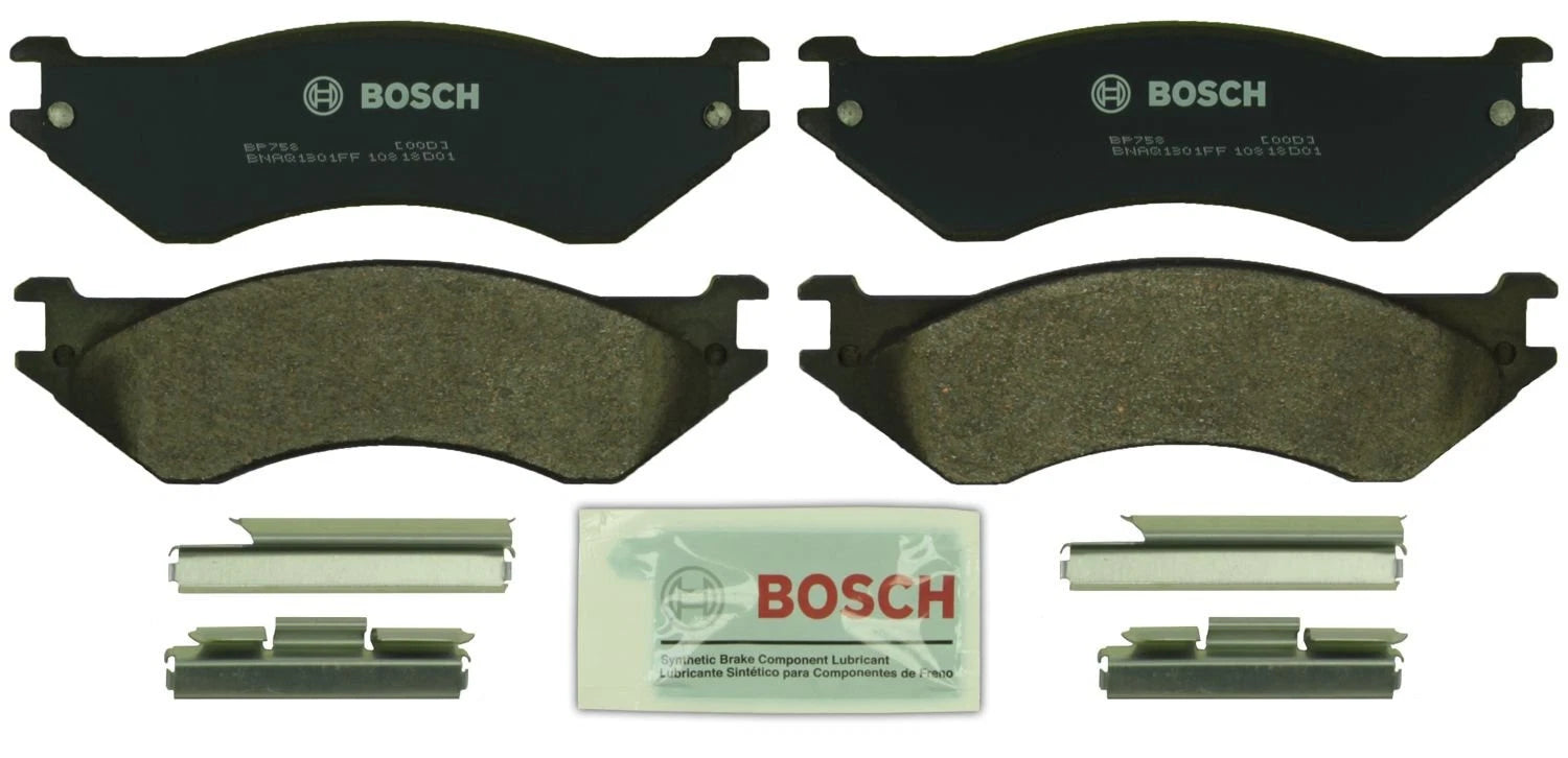 Bosch Front QuietCast Brake Pads w/ Hardware for
