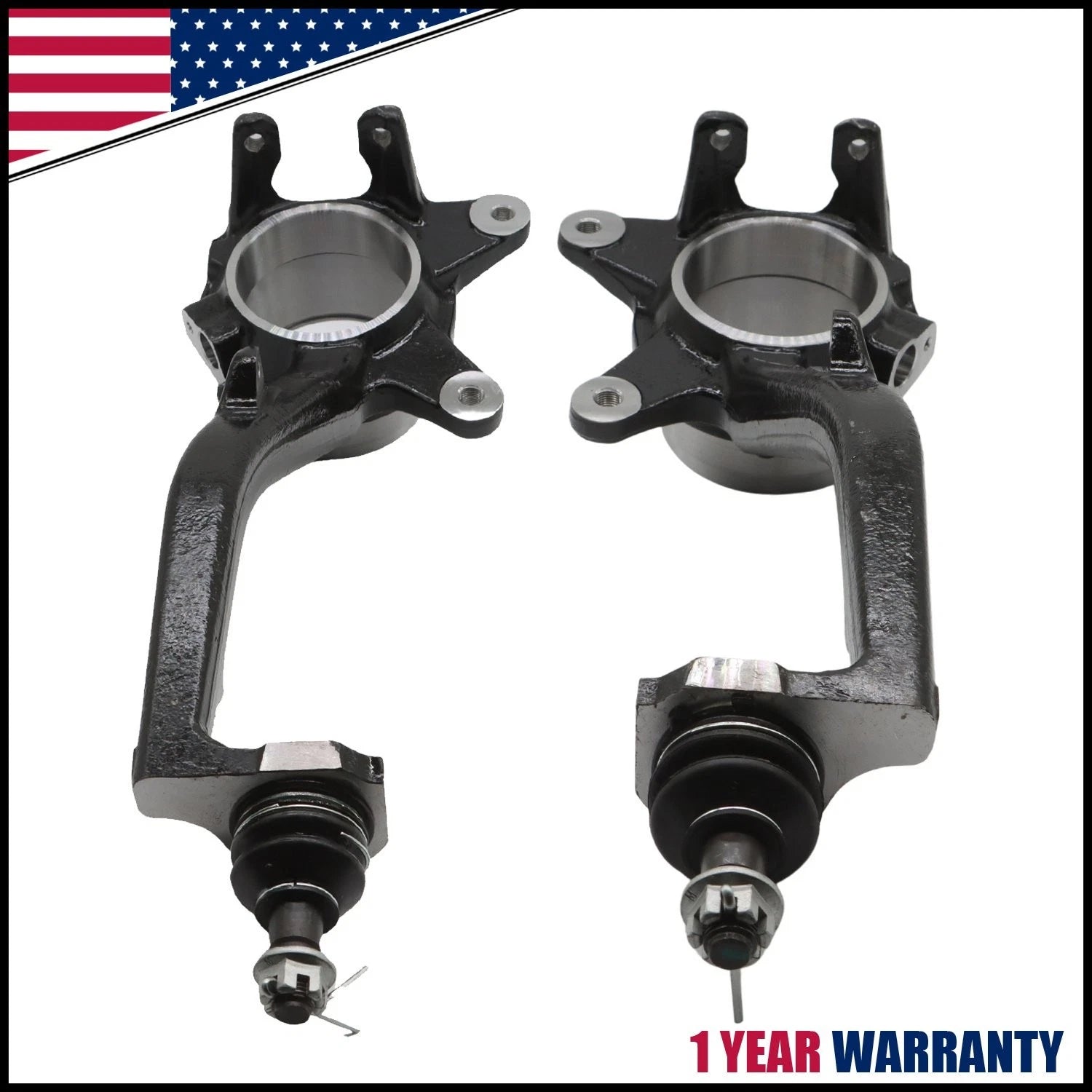 Front Steering Knuckle Spindle LH+RH for Toyota Tacoma Tundra (1995–2004)