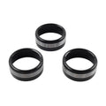 Blk AC Climate Control Knob Ring Covers for Subaru Forester XV Crosstrek WRX STi (2014-2021)