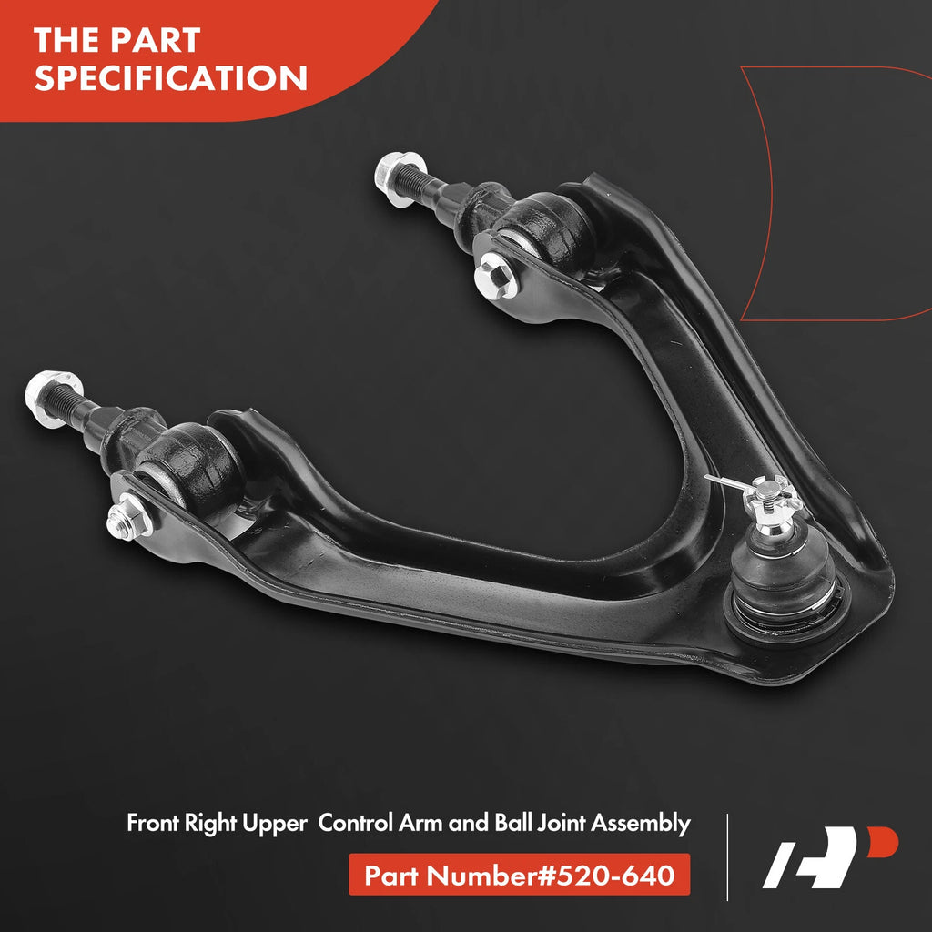 Front Right Upper Control Arm with Ball Joint for Honda Accord (1990-1993)