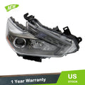 RH Headlight for Nissan Altima Sedan (2016–2018) Clear LED