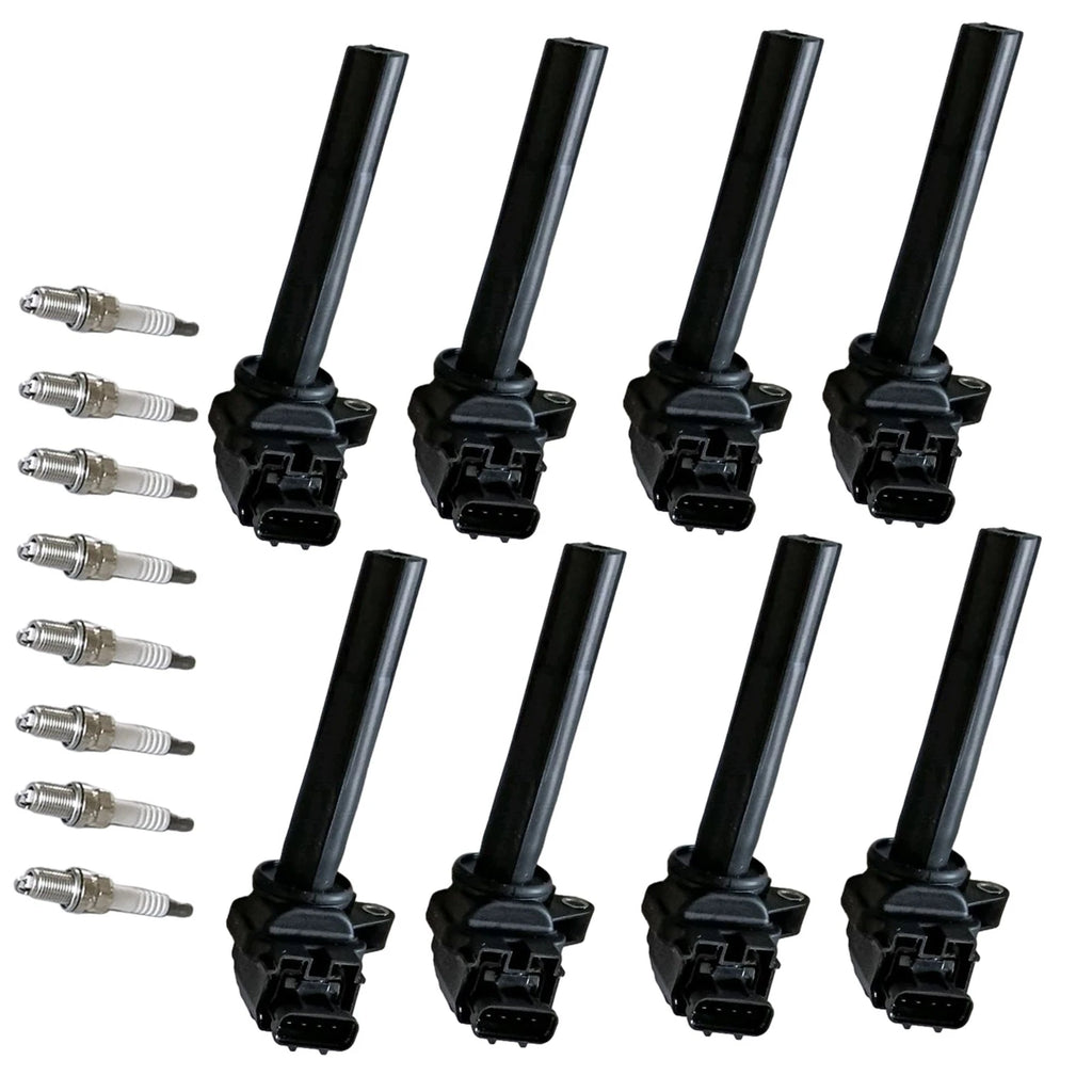 Set of 8 Ignition Coils & Spark Plugs for Lexus GS400 LS400 SC400 (1991–2000)