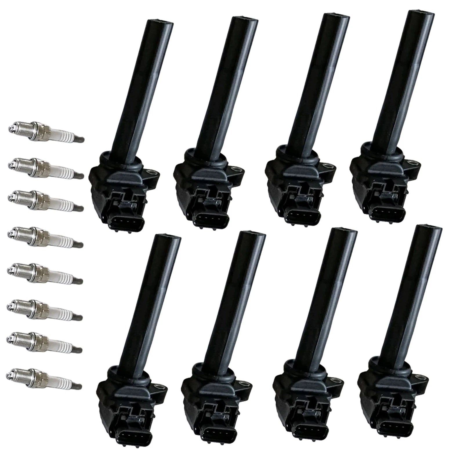 Set of 8 Ignition Coils & Spark Plugs for Lexus GS400 LS400 SC400 (1991–2000)