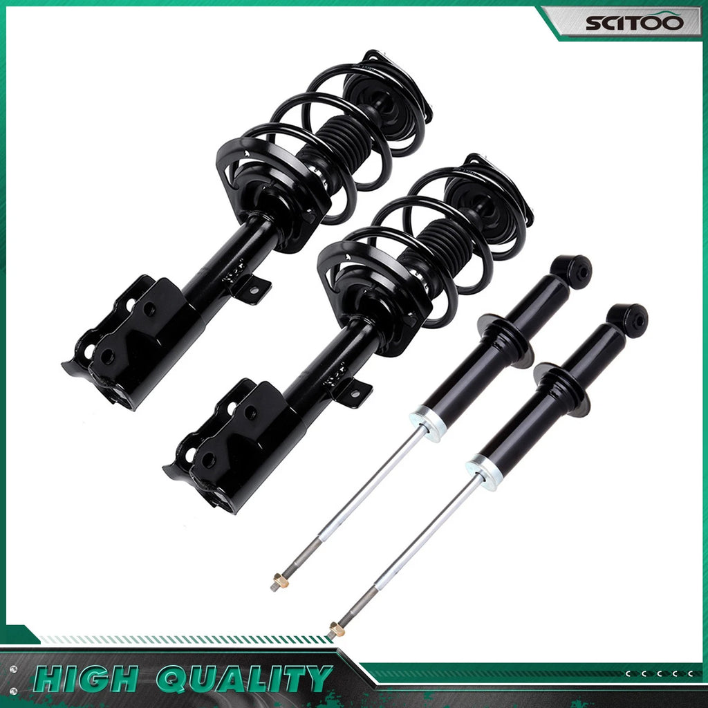 Front Struts w/ Springs & Rear Shocks for Dodge Caliber (2007–2012)