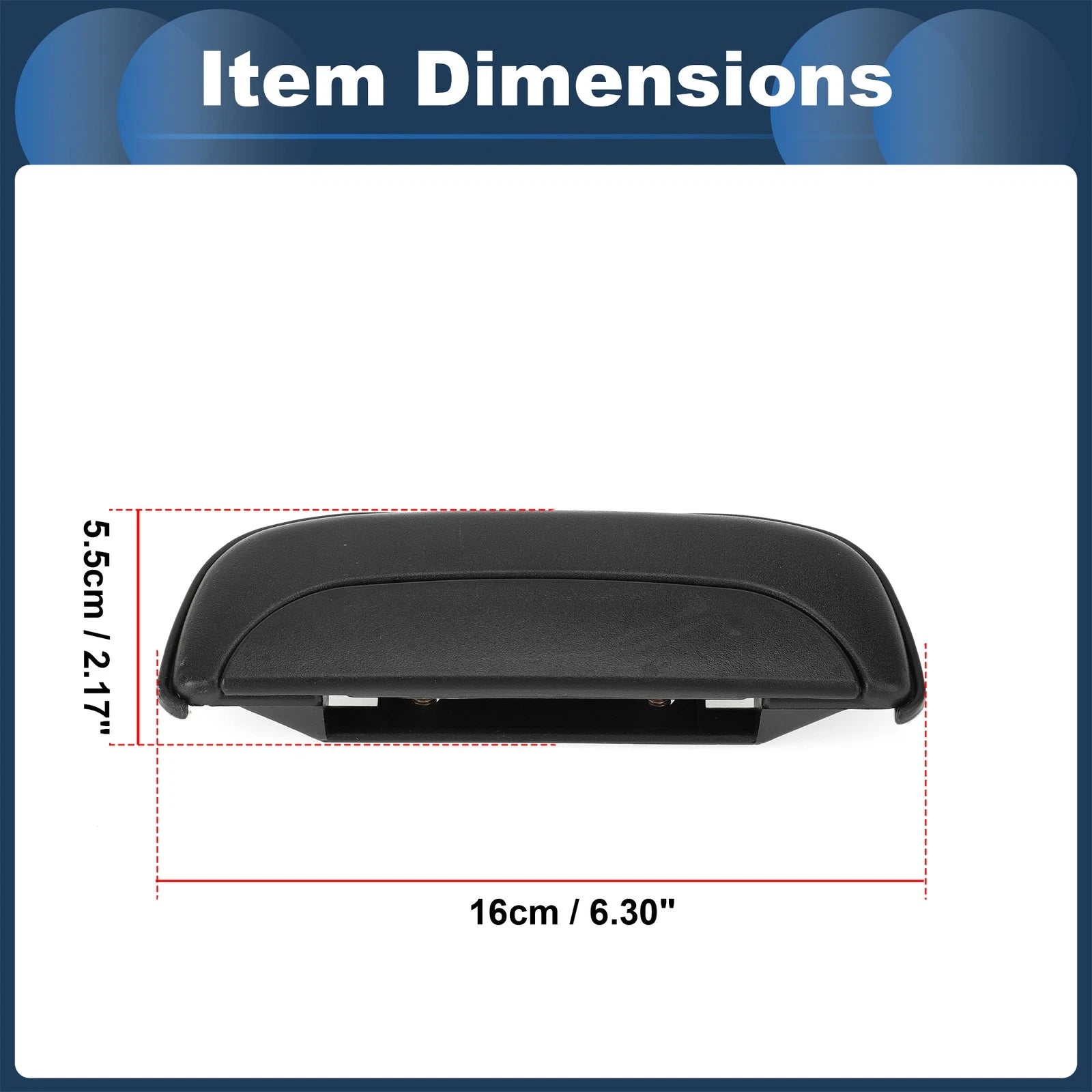 Front Right Door Handle for Hyundai Porter (1993–1997) - Black
