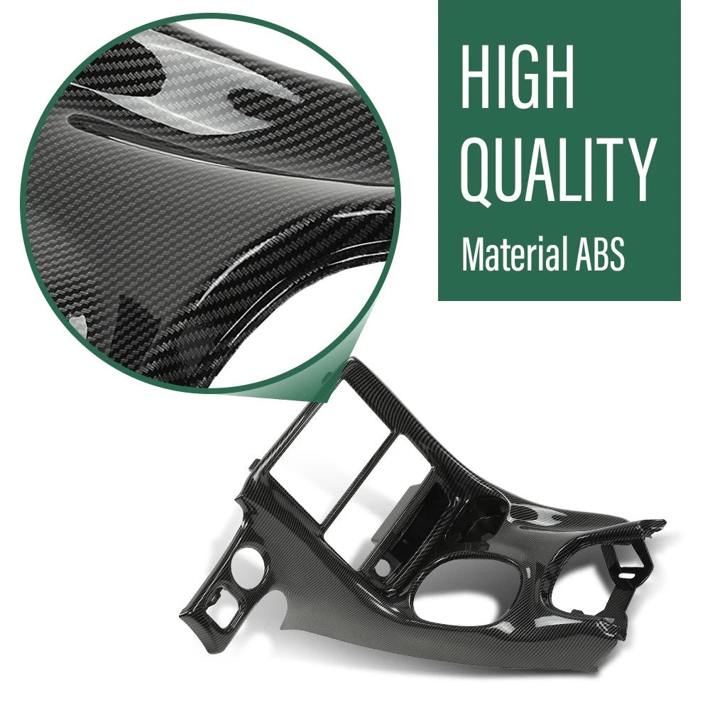 Double Din Radio Dash Installation Kit for Corvette C5 (1997–2004) Carbon Look