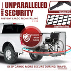 Folding Mount Cargo Carrier for Wheelchair (500LB Capacity)