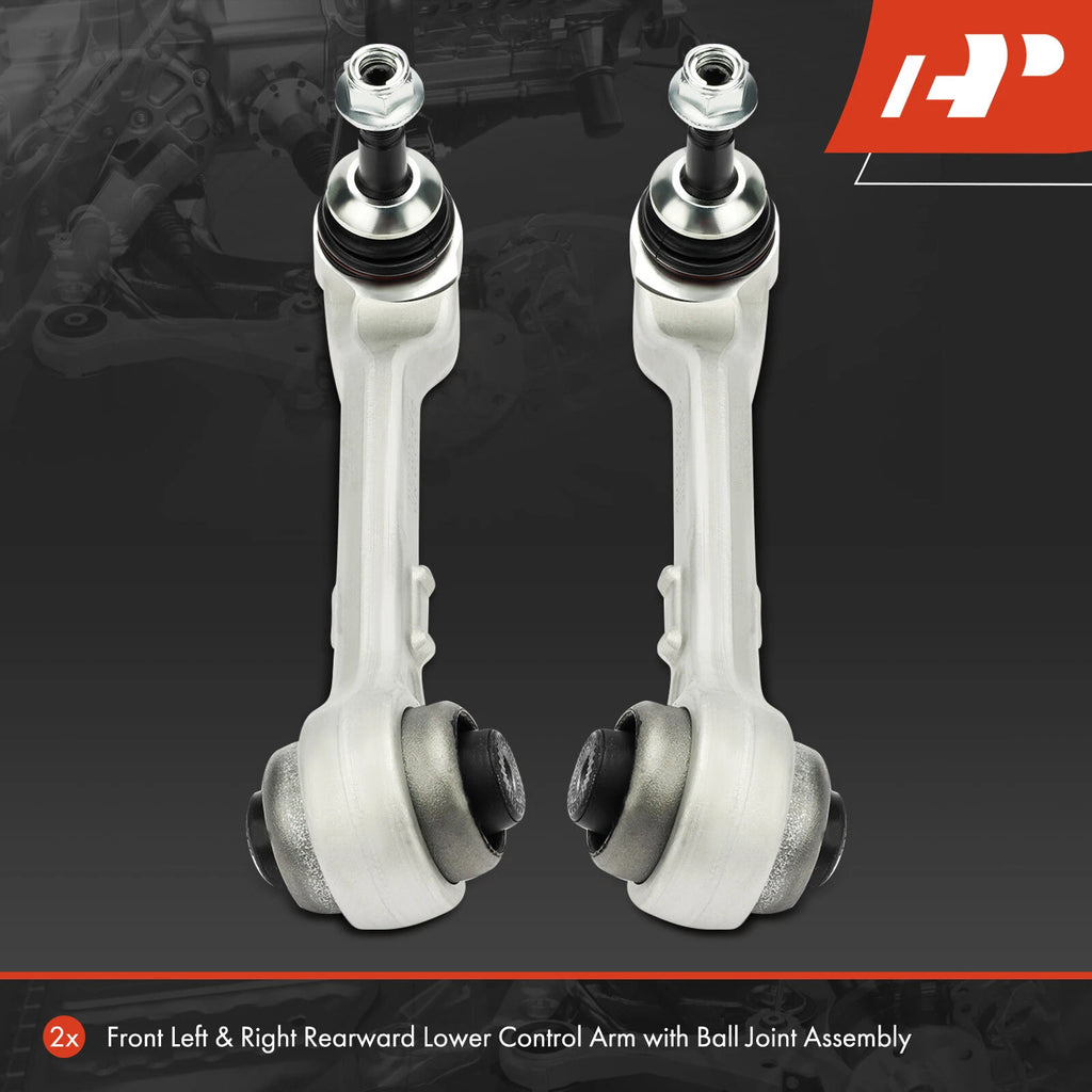 2X Front Lower Rearward Control Arms with Ball Joints for BMW 330i (2019–2021)