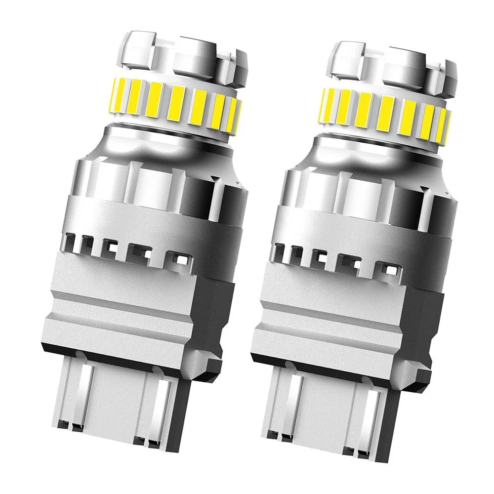 2X 3157 3156 LED 6500K Reverse Backup Brake Tail Light Bulbs for Cars