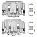 Front Brake Calipers with Brackets for 2000-2004 Nissan Xterra & Frontier (Pair)
