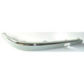 Chrome/Primed Passenger Side Front Bumper Impact Strip w/o Park Assist Holes