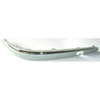 Chrome/Primed Passenger Side Front Bumper Impact Strip w/o Park Assist Holes