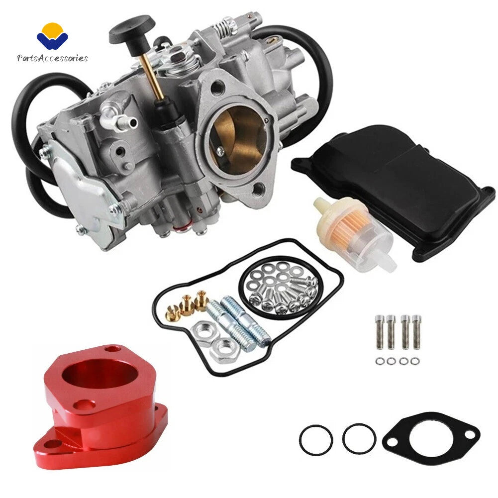 Carburetor + Air Box Cleaner Joint for Yamaha Warrior 350 YFM350X (1987–2004)